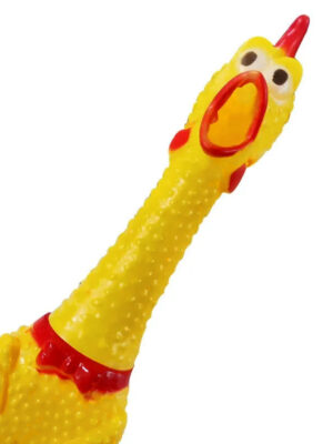 Screaming chicken toy