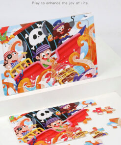 30-piece wooden cartoon puzzle