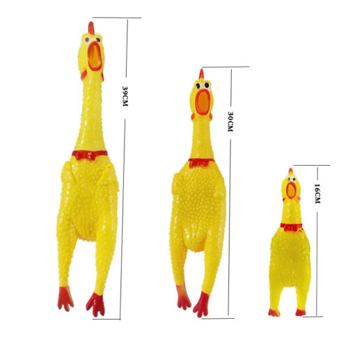 Screaming chicken toy