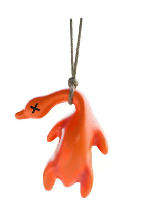 Color-shifting roast duck hanging ornament